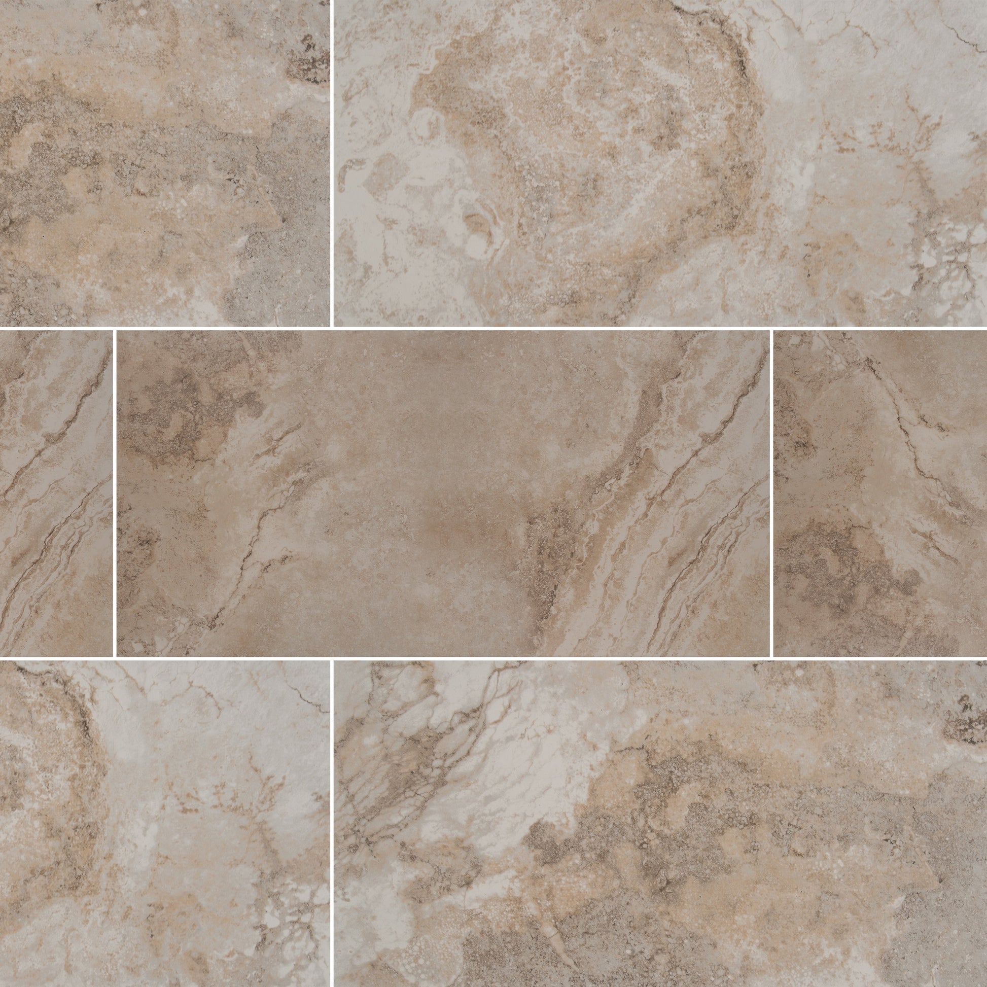 Napa Baldosa de CerÃ¡mica Esmaltada Beige de 12 x 24 Pulgadas (16 Pies Cuadrados/caja)