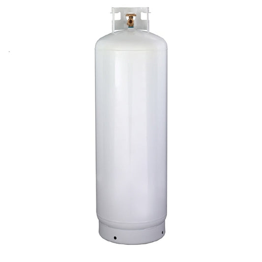 New 100 lb Steel Propane Tank with POL Valve - Ships Empty