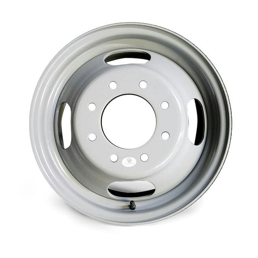 New 16" Dually GRAY Steel Wheel for 2001-2025 Chevy Express GMC SAVANA SIERRA SILVERADO 3500 OEM Design Replacement Rim 5125