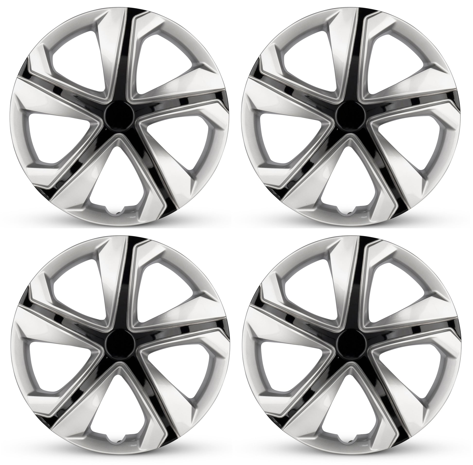 New 16 Inch Hubcaps For 2016-2018 Honda Civic - Set of 4 Silver - Wheel Covers