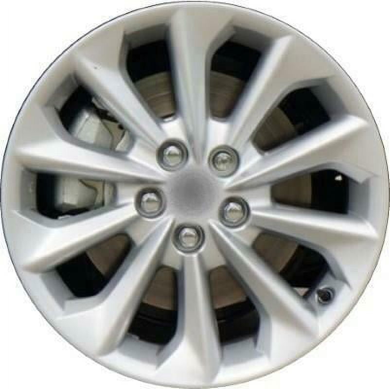 New 16"x7" Alloy Wheel Rim for 2020-2021 Toyota Corolla 10 Spoke Painted Silver