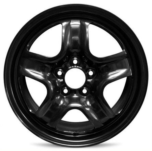 New 17x6.5 inch Wheel for Chevy Impala 10-11 Black Painted Steel Rim