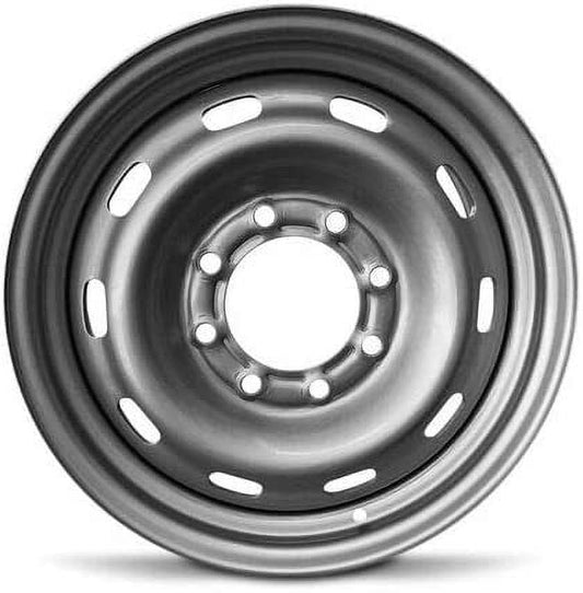 New 17x7.5 inch Wheel for Dodge Ram 3500 03-13 Silver Painted Steel Rim