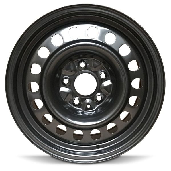 New 17x7.5 inch Wheel for Jeep Commander (06-10) Black Painted Steel Rim