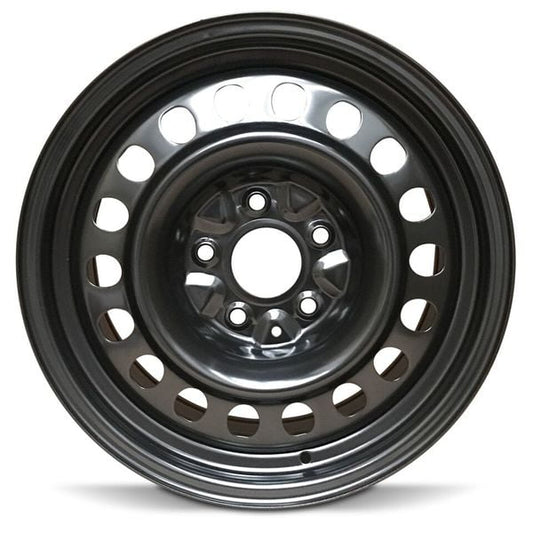 New 17x7.5 inch Wheel for Jeep Commander (06-10) Black Painted Steel Rim