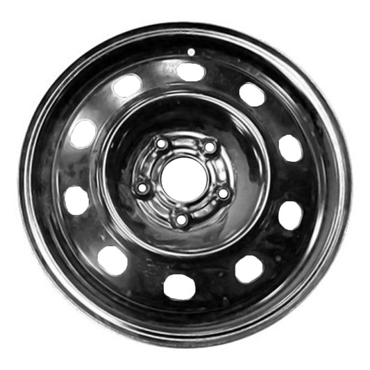 New Aftermarket  Painted Black Steel Wheel 17 x 6.5 04726431AA 10 Hole Style fits 2014-2020 Dodge Grand Caravan