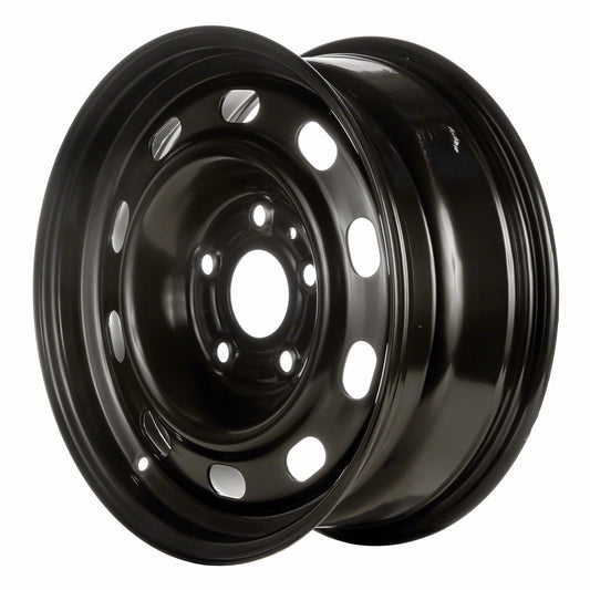 New Aftermarket  Painted Black Steel Wheel 17 x 7 10 Slot Style fits 2002-2010 Dodge Ram 1500