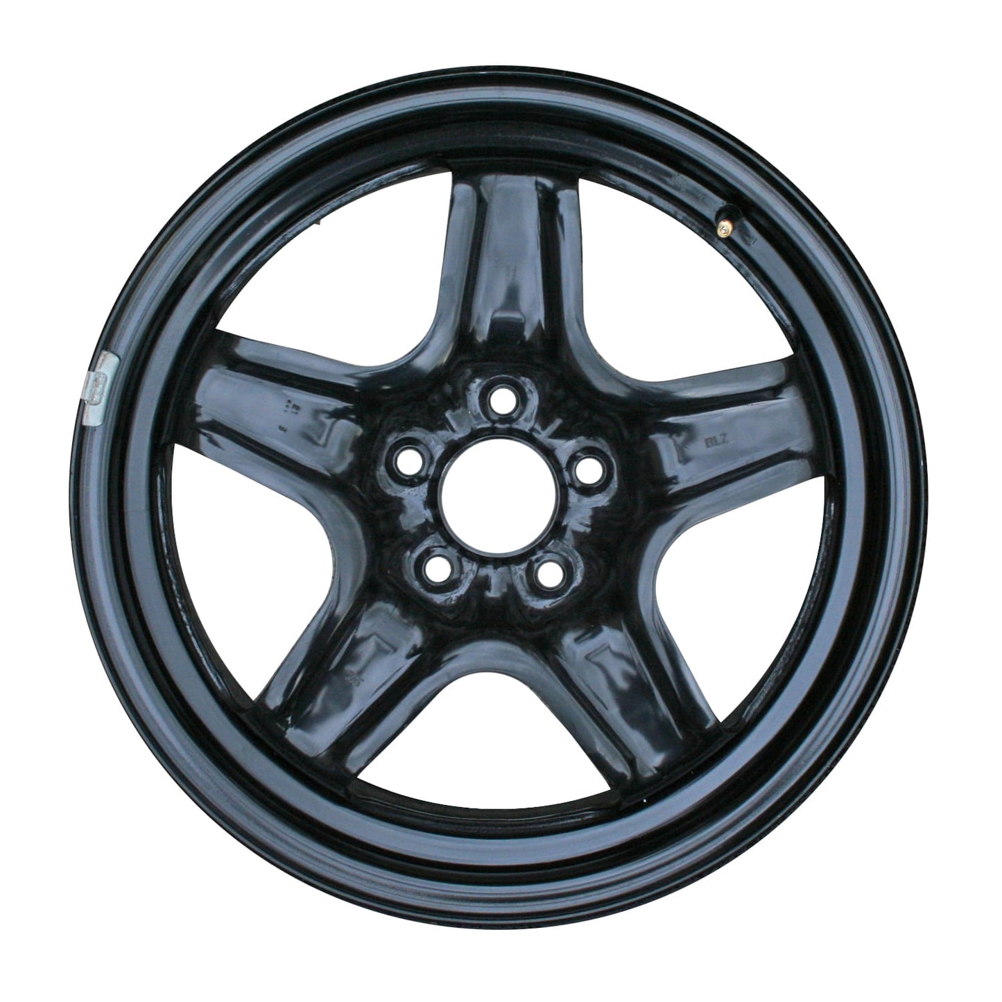 New Aftermarket  Painted Black Steel Wheel 17 x 7 9597624 5 Spoke Style fits 2007-2009 Saturn Aura