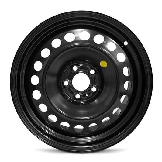 New New OEM Surplus Wheel 17x7 in for 2014-2024 Jeep Cherokee Painted Black 17 inch Steel Rim