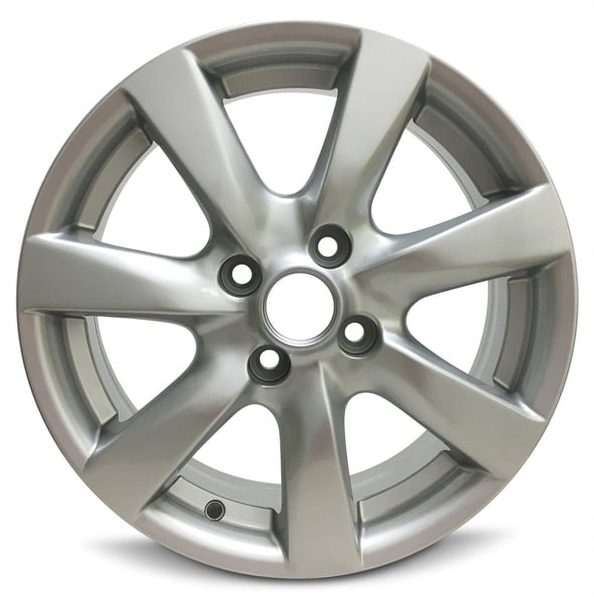 New OEM Replacement Wheel 15x5.5 in for 2012-2016 Nissan Versa Painted Silver 15 inch Aluminum Rim