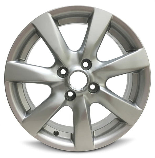 New OEM Replacement Wheel 15x5.5 in for 2012-2016 Nissan Versa Painted Silver 15 inch Aluminum Rim