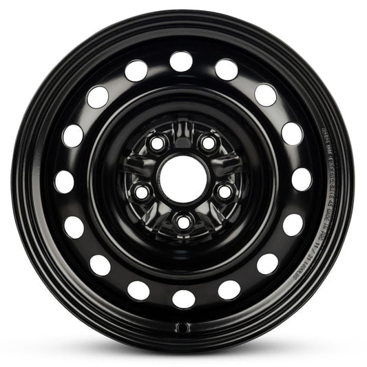 New OEM Replacement Wheel 16x6.5 in for 2007-2011 Toyota Camry Painted Black 16 inch Steel Rim