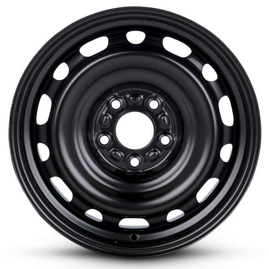 New OEM Replacement Wheel 16x6.5 in for 2007-2014 16x6.5 Dodge Avenger Painted Black 16 inch Aluminum Rim
