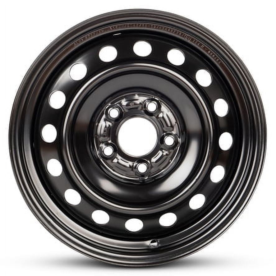 New OEM Replacement Wheel 16x6.5 in for 2010-2015 Mitsubishi Outlander Painted Black 16 inch Steel Rim