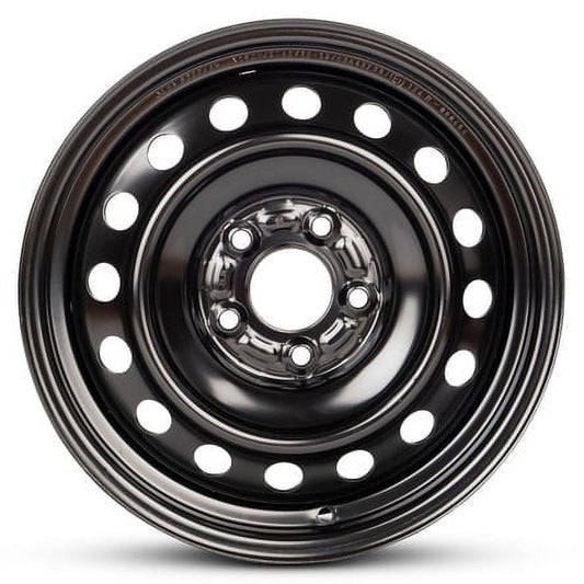 New OEM Replacement Wheel 16x6.5 in for 2010-2015 Mitsubishi Outlander Painted Black 16 inch Steel Rim