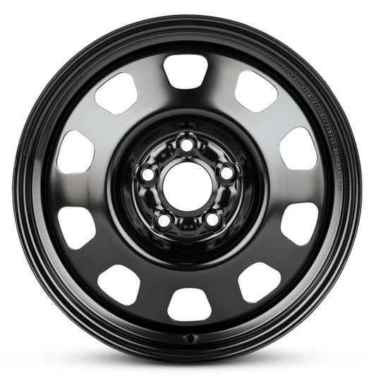 New OEM Replacement Wheel 17x6.5 in for 2016-2021 Kia Niro Painted Black 17 inch Steel Rim