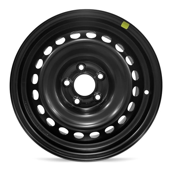New OEM Surplus Wheel 16x6.5 in for 2013-2024 Nissan Leaf Painted Black 16 inch Steel Rim