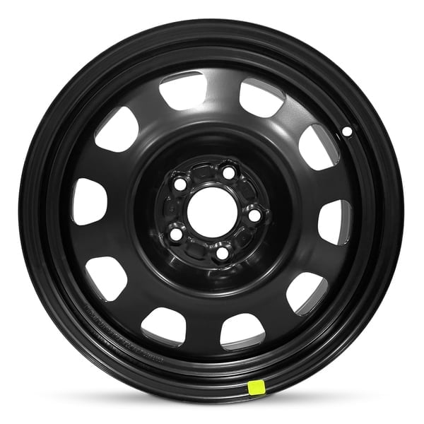 New OEM Surplus Wheel 17x6.5 in for 2007-2012 Dodge Caliber Painted Black 17 inch Steel Rim
