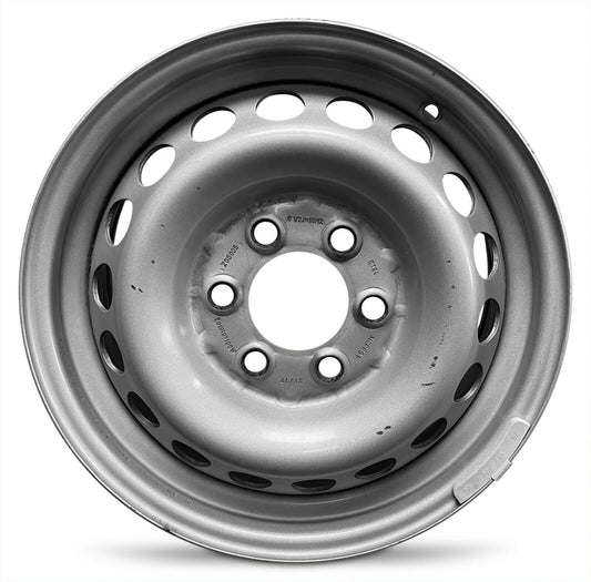 New Take-Off Steel Wheel Rim for 2014-2019 Mercedes Sprinter Van 16 in 6 Lug Silver Fits R16 Tire Direct Fit