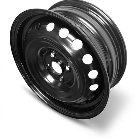 New Wheel For 2018-2022 Kia Rio 15 Inch Black Steel Rim