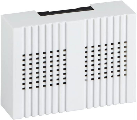 Newhouse Hardware Wired Doorbell Chime, Classic Waffle Design, White