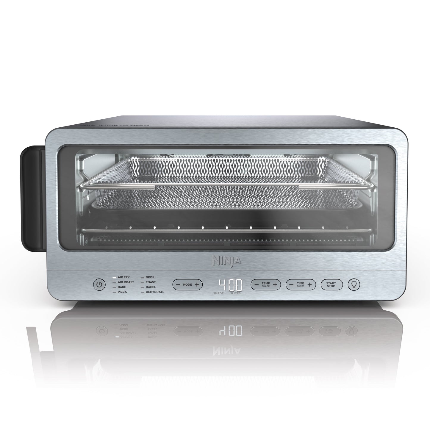 Ninja Flip Toaster Oven & Air Fryer, 8-in-1 Functionality, Flip Up & Away Capability for Storage Space, SP151