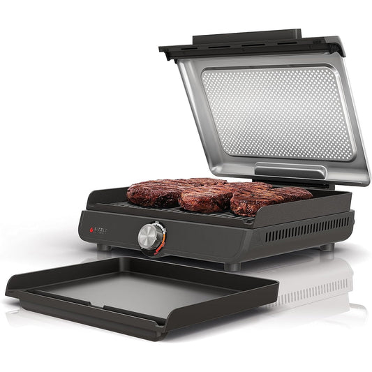 Restored Ninja GR101 Sizzle Smokeless Indoor Grill & Griddle (Refurbished)