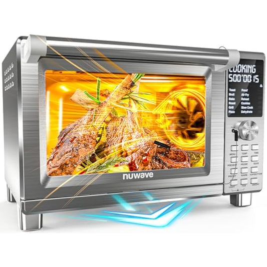 Nuwave Bravo XL Pro Air Fryer Toaster Oven with Grill Combo