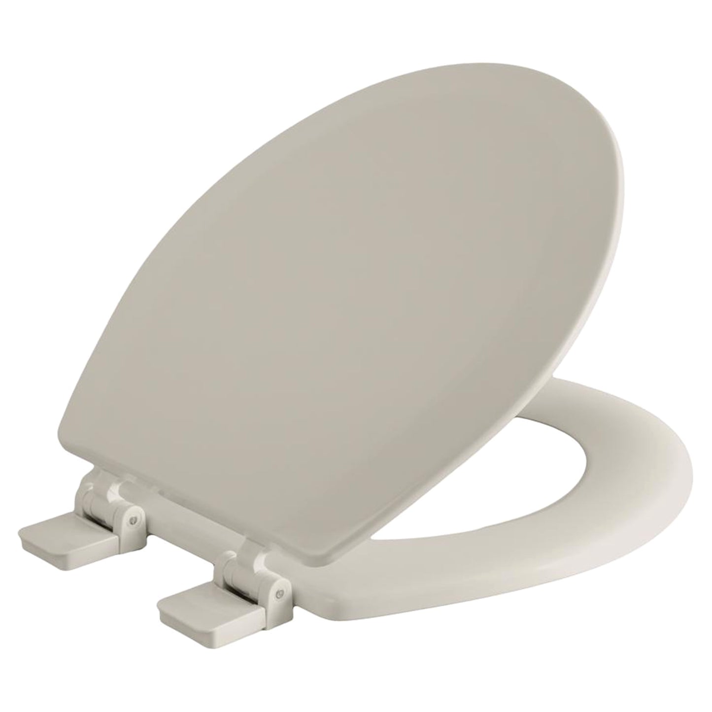 Oakbrook Collection Laurel Round Bone Wood Toilet Seat
