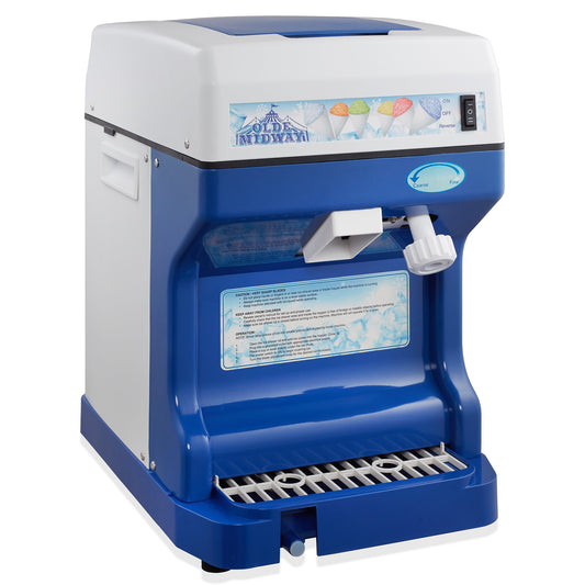 Olde Midway Shaved Ice Machine, Commercial Snow Cone Maker