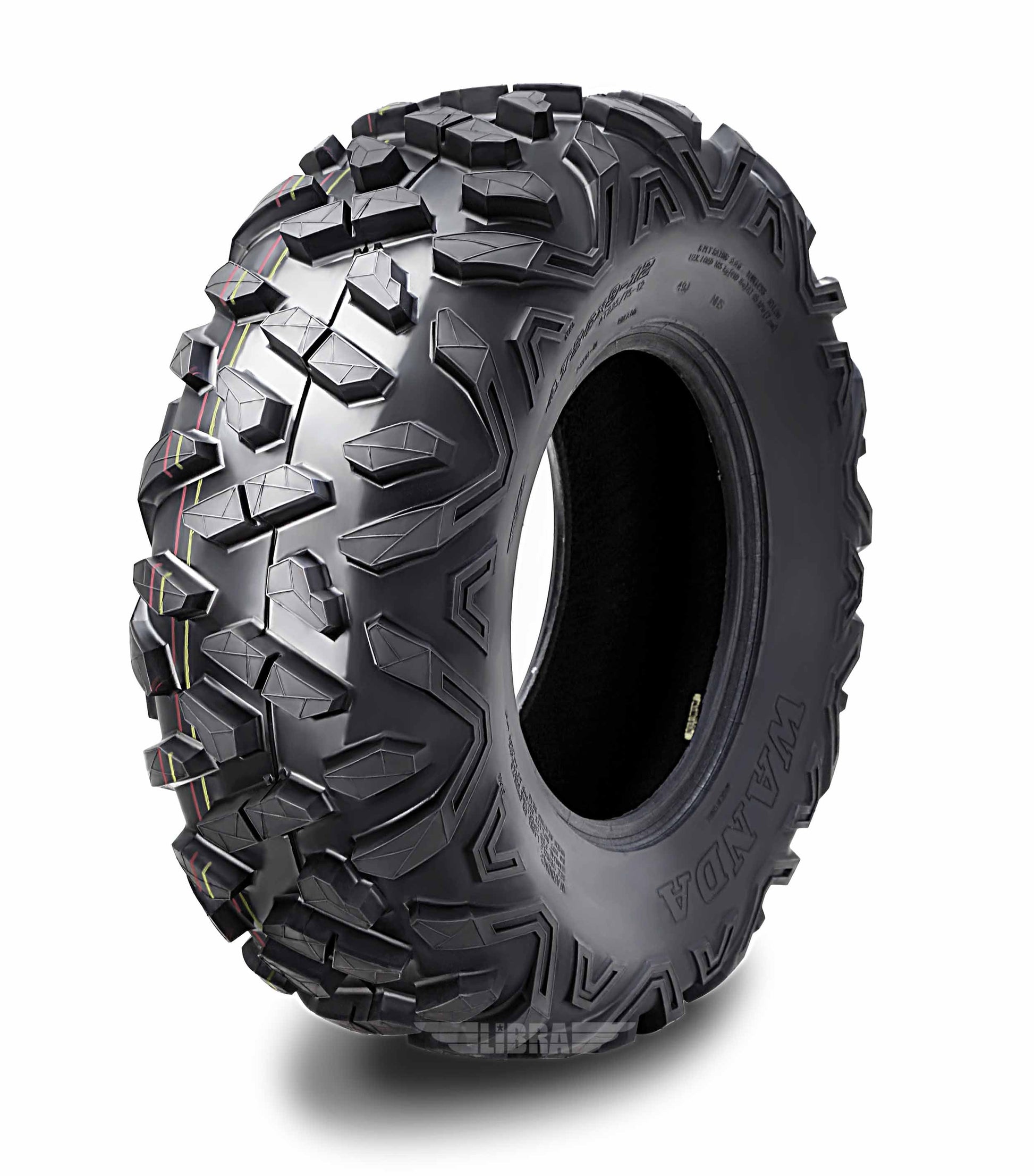 One New WANDA ATV/UTV Tire 24x9-11 24x9x11 Deep Solid Non-Directional Tread.