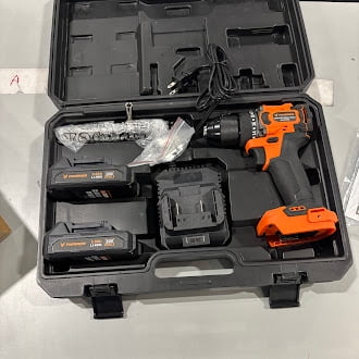 PARRIOR 20V CORDLESS IMPACT DRILL - ORANGE/BLACK