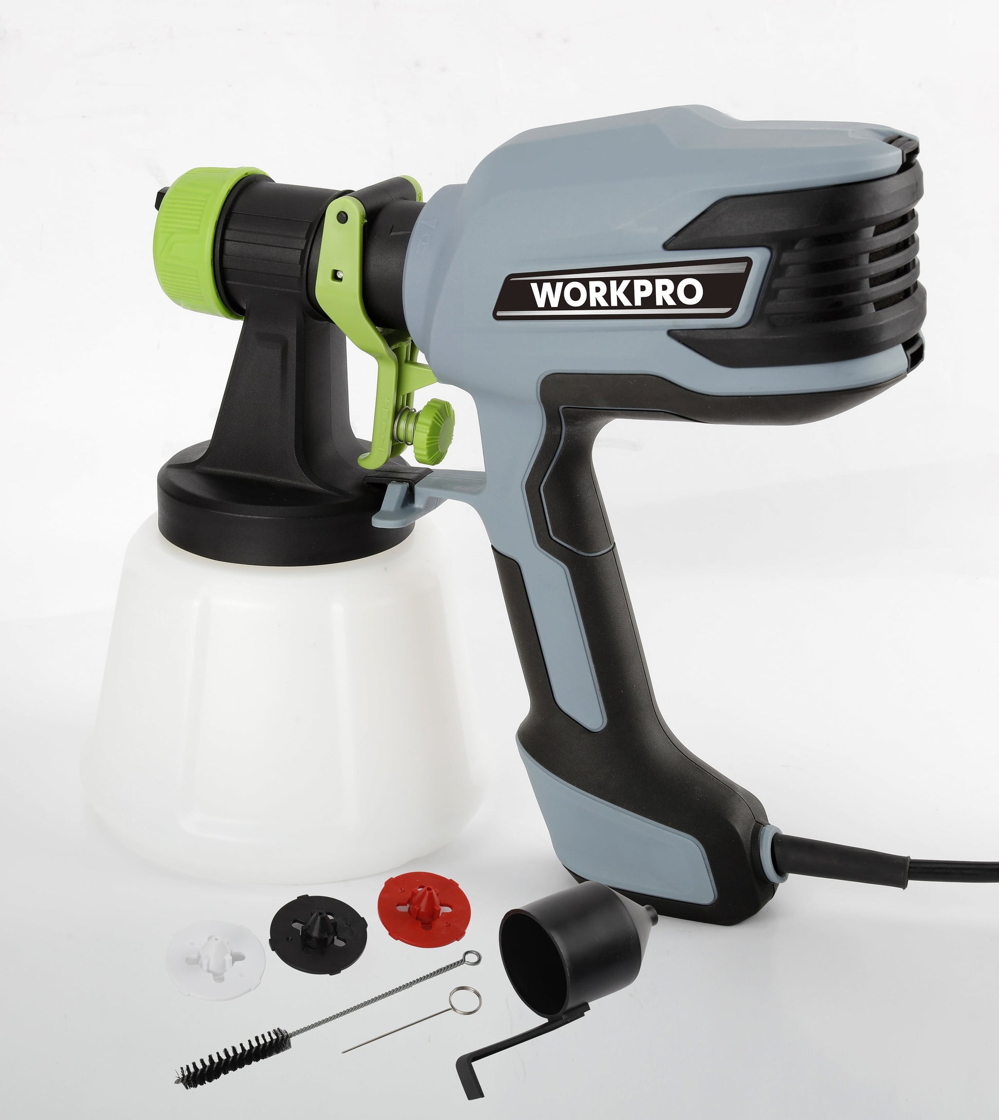 WORKPRO Plus Electric Paint Sprayer, 14 GPH, 120V, Model 2234, Lightweight HVLP Spray Gun for Indoor & Outdoor Use, New