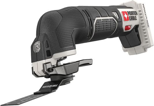 PORTER-CABLE 20V MAX* Oscillating Tool with 11-Piece Accessories, Tool Only (PCC710B)