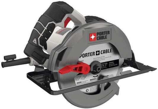 PORTER-CABLE 7-1/4-Inch Circular Saw, Heavy Duty Steel Shoe, 15-Amp PCE300