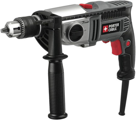 PORTER-CABLE Hammer Drill, 1/2-Inch, 7-Amp, Dual Speed PC70THD