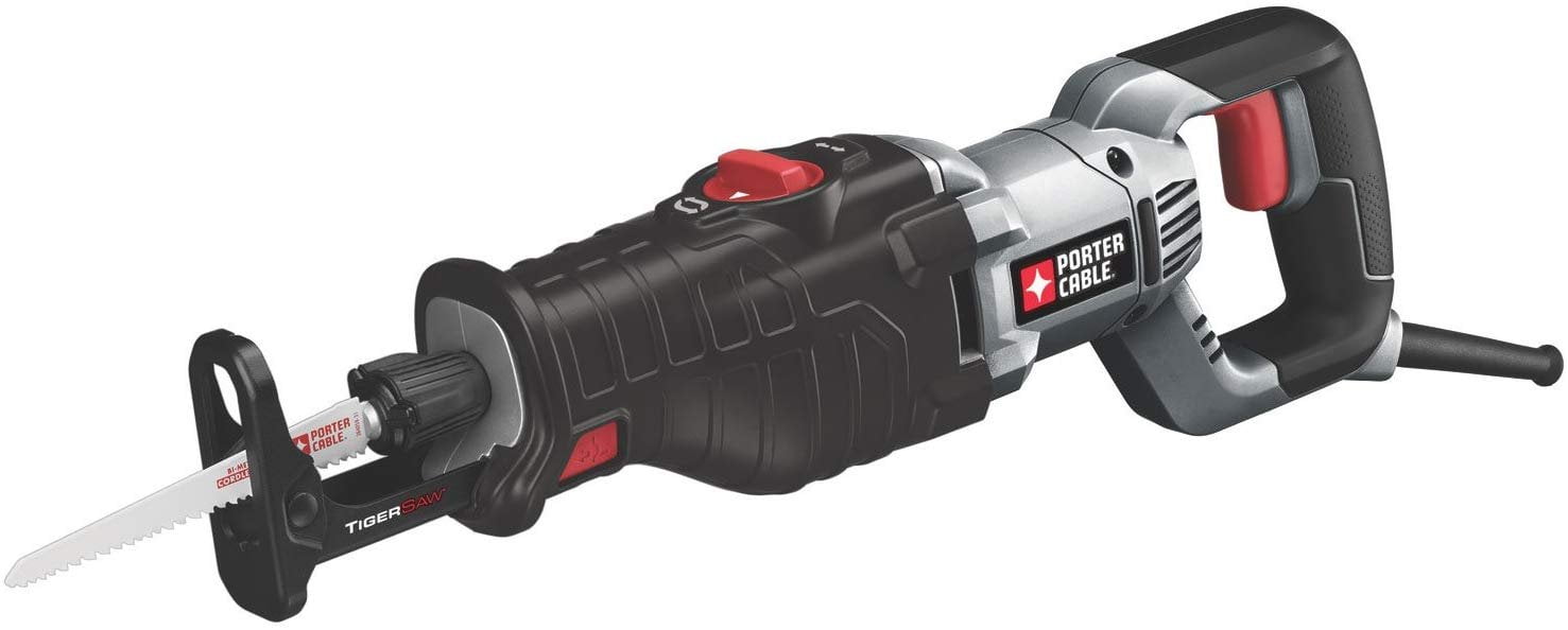 PORTER-CABLE Reciprocating Saw, 8.5-Amp with Orbital Action PC85TRSOK