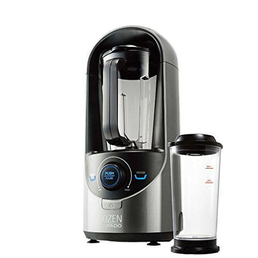 Pado Ozen 310 Vacuum Blender, Countertop Kitchen Blender for Nutrient Dense Smoothie Blends That Don't Separate, Plus Extra Vacuum Storage Container-Silver
