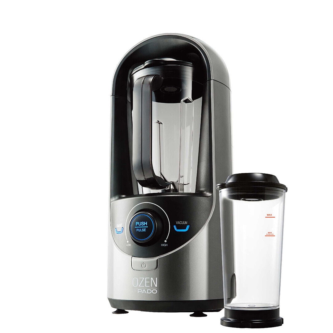 Pado Ozen 310 Vacuum Blender Plus Extra Vacuum Storage Container-Silver