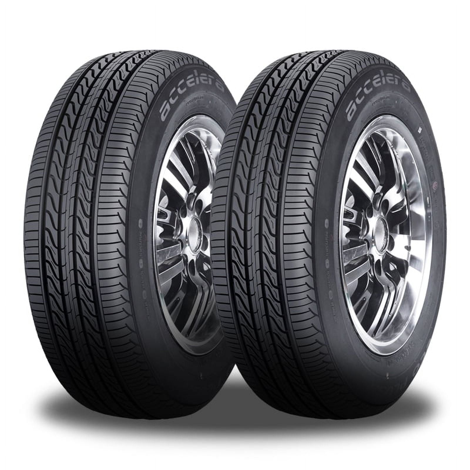 Pair of 2 Accelera Eco Plush 175/70R13 82H All-Season Traction Tires 45K Mile Warranty 1200026937 / 175/70/13 / 1757013 Fits: 1982 Volkswagen Rabbit Limited Edition, 1981 Volkswagen Scirocco Base