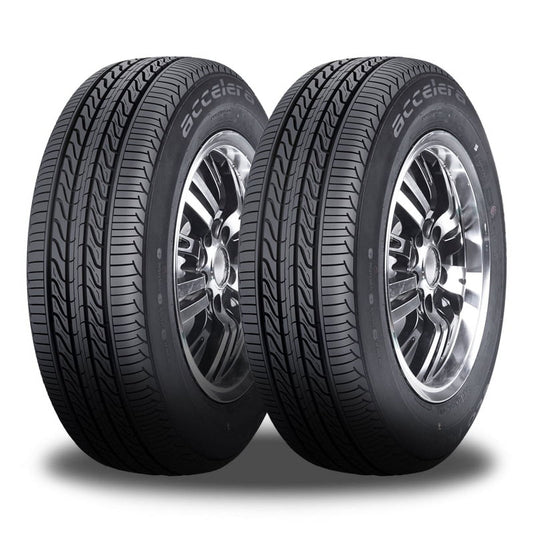 Pair of 2 Accelera Eco Plush 175/70R13 82H All-Season Traction Tires 45K Mile Warranty 1200026937 / 175/70/13 / 1757013 Fits: 1982 Volkswagen Rabbit Limited Edition, 1981 Volkswagen Scirocco Base