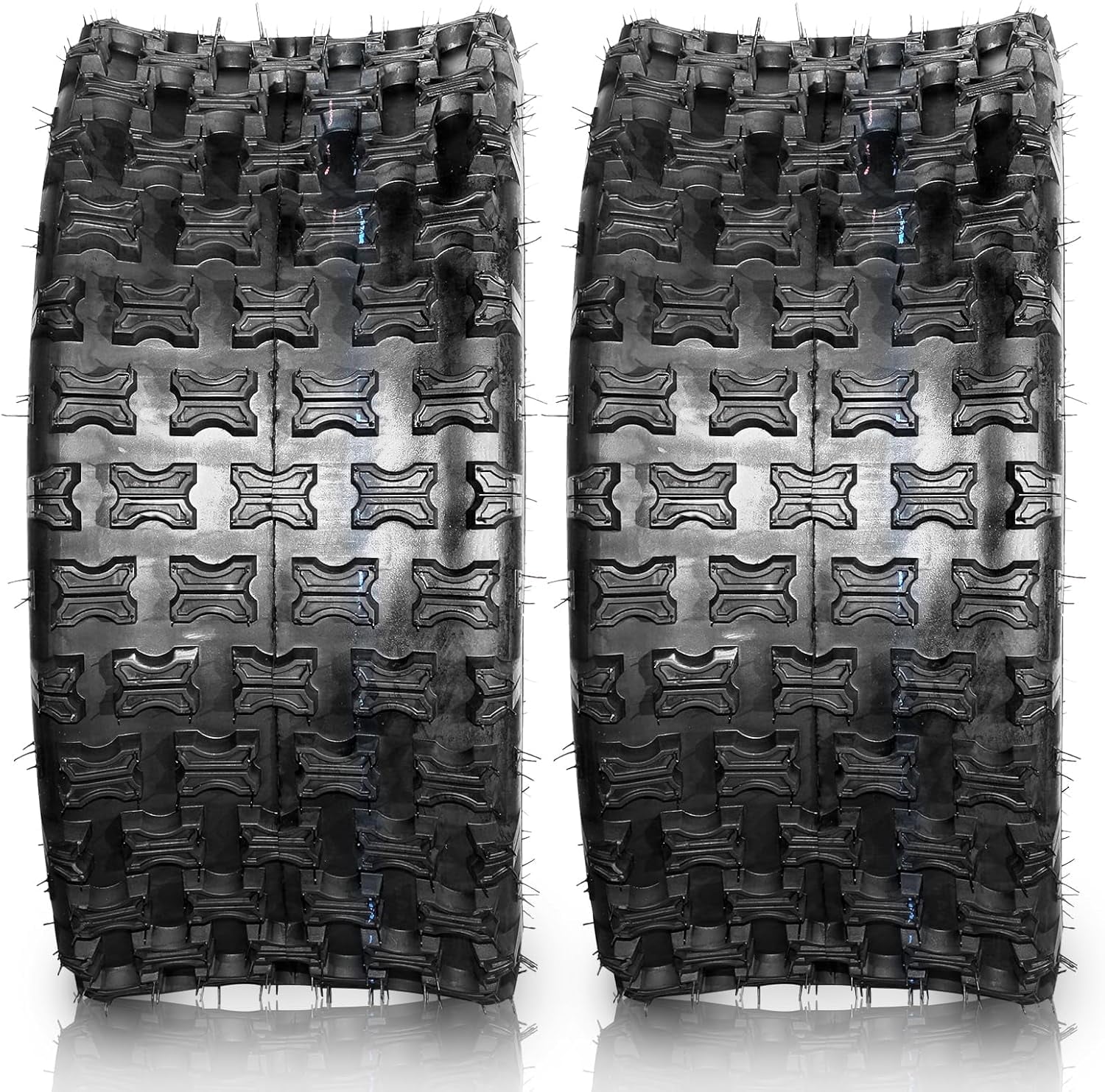 Pair of 2 ATV UTV 22x10-10 Sport Tires 22x10x10 All Terrain Tubeless Tires 6PR