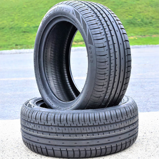Pair of 2 (TWO) Accelera Phi-R 235/45R17 ZR 97W XL A/S High Performance Tires Fits: 2004-06 Acura TL Base, 2007-08 Acura TL Type-S