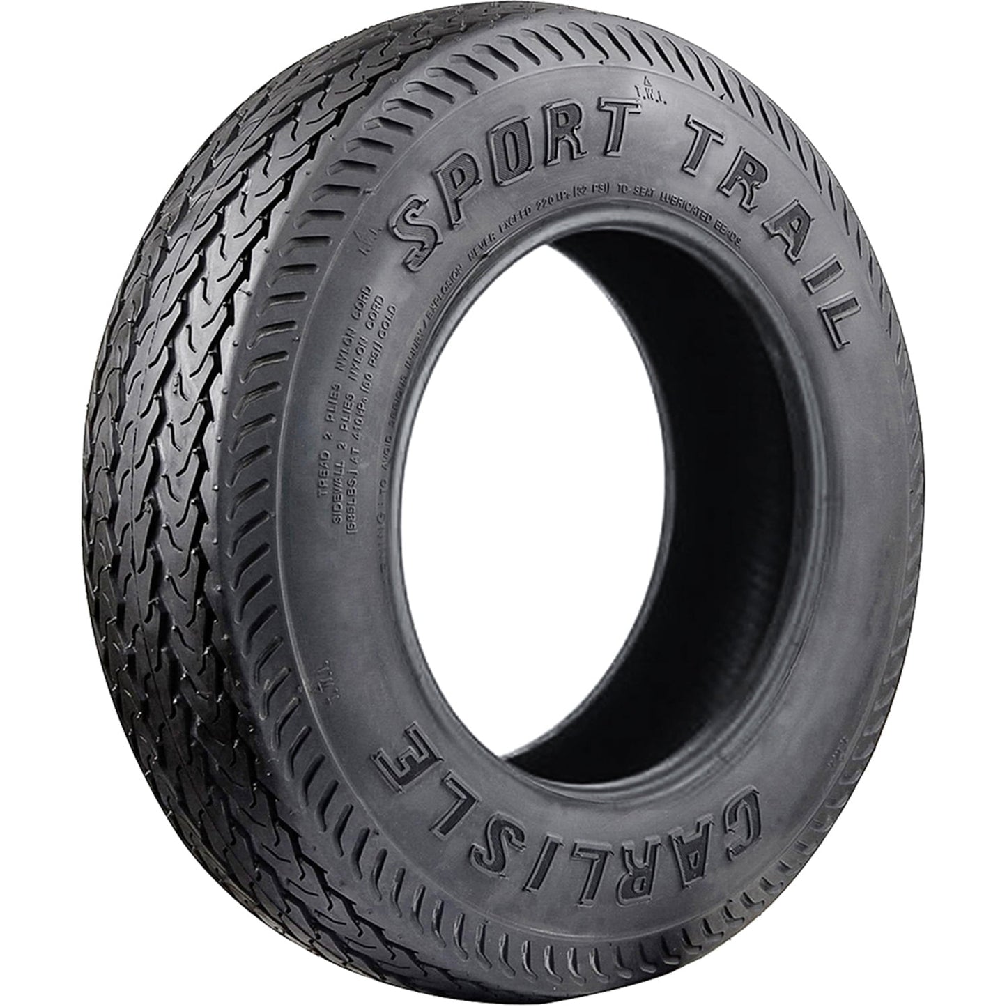 Pair of 2 (TWO) Carlisle (Carlstar) Sport Trail ST 5.7-8 Load B 4 Ply Trailer Tires