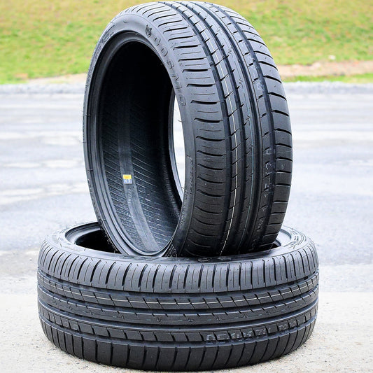 Pair of 2 (TWO) Cosmo MuchoMacho 245/40R17 ZR 95W XL A/S High Performance All Season Tires Fits: 1990-92 Ferrari F40 Base