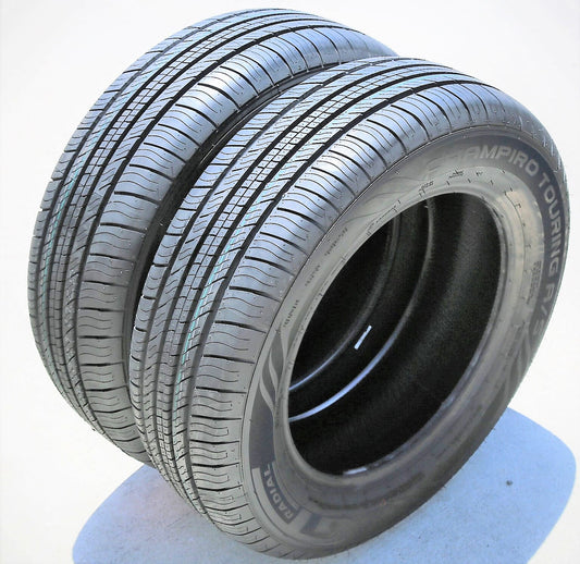 Pair of 2 (TWO) GT Radial Champiro Touring A/S 205/60R16 92V All Season Tires Fits: 2010-12 Ford Fusion S, 2015-17 Kia Soul LX