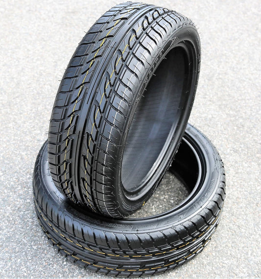 Pair of 2 (TWO) Haida Racing HD921 195/45R16 84V XL Performance Tires Fits: 2012 Fiat 500 Abarth, 2013-18 Fiat 500 Abarth Cabrio