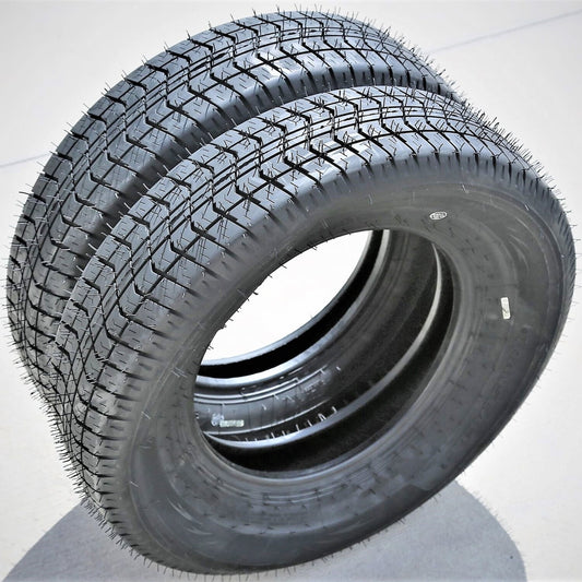 Pair of 2 (TWO) Transeagle TE118 ST 205/75D15 Load C 6 Ply Trailer Tires
