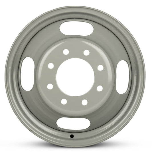 Part Synergy Replacement for 16 Inch Wheel for 2003-2020 Chevrolet Express 3500 GMC Savana 3500 2001-2020 Chevrolet Silverado 3500 8 Lug Gray Steel Rim