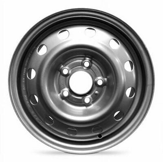 Part Synergy Replacement for 15 Inch Wheel for 2015-2023 Chevrolet City Express 5 Lug Black Steel Rim